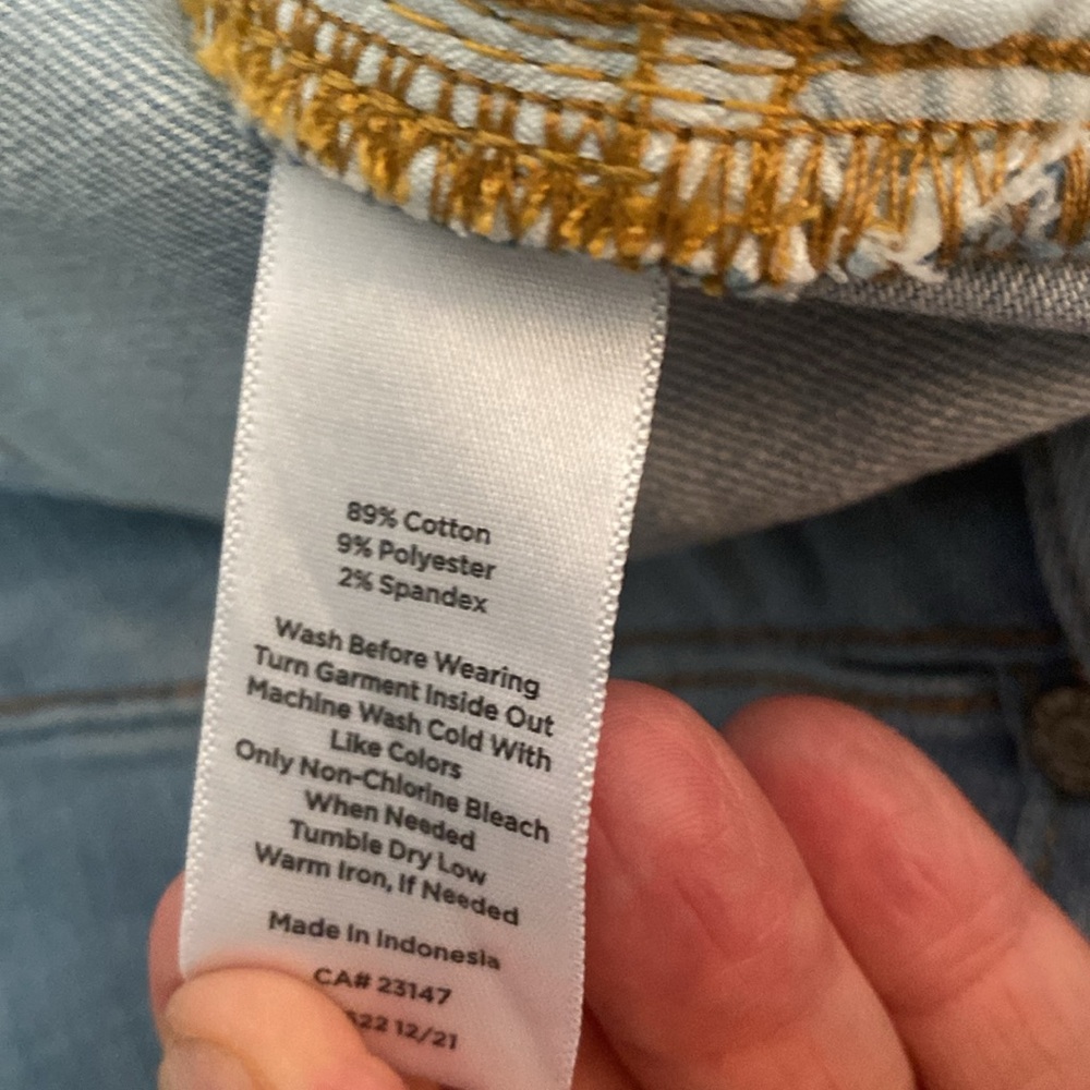 Talbots NWT straight leg crop jeans size 22WP - Picture 7 of 8